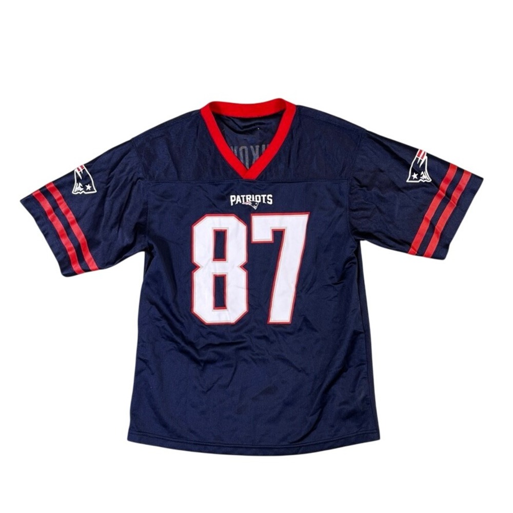 New England Patriots Rob Gronkowski 87 Youth Jersey Navy Blue XXL 18